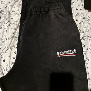 Balenciaga unisex  Black Sweatpants